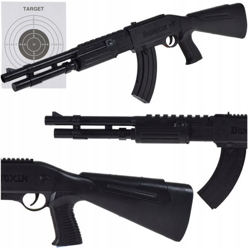 KARABIN SHOTGUN ASG NA KULKI BB 6MM ZESTAW TARCZA 800KULEK GRATIS na Arena.pl