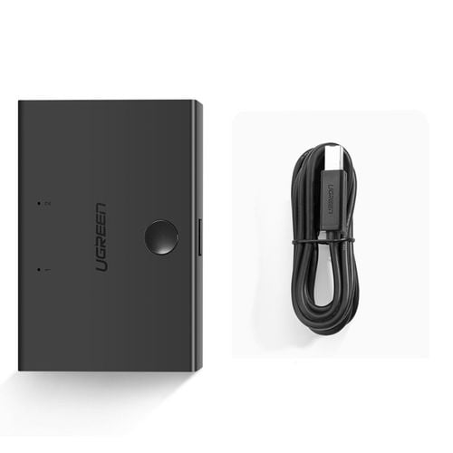 switch adapter przełącznik przejściówka 2x usb-b - usb-a - czarny na Arena.pl