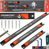 3x LISTWA MAGNETYCZNA ZESTAW MAGNES NA NARZĘDZIA AKCESORIA PRZYBORY UCHWYT