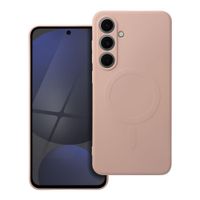 Futerał SILICONE MAG COVER kompatybilny z MagSafe do SAMSUNG A17 różowy