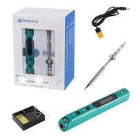 SEQURE SQ001 Przenośna mini lutownica elektryczna OLED zielona TS-B2