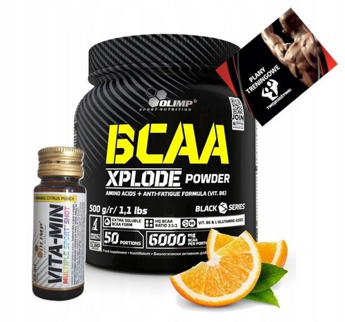 Olimp BCAA Xplode Powder 500g smak pomarańczowy na Arena.pl