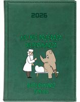 KALENDARZ A5 2026 DZIENNY KSIĄŻKOWY Z NADRUKIEM DLA WETERYNARZA + IMIĘ