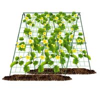 składana kratka, podpórka, siatka do ogórków, pomidorów 120 x 120cm oa03