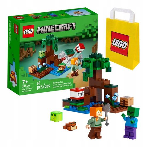 LEGO Minecraft - Przygoda na Mokradłach (21240) na Arena.pl