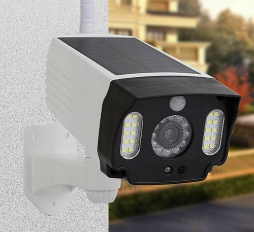 LAMPA SOLARNA ATRAPA KAMERY 2W1 CZUJNIK RUCHU 20W na Arena.pl