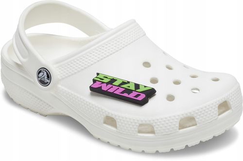 Przypinka Crocs Jibbitz Ozdoba Do Butów Neon Stay Wild na Arena.pl