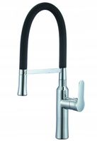 2X BATERIA ZLEWOZMYWAKOWA CZARNA WYLEWKA FLEX ARIA ELEGANCKI WYGLĄD HYDROLA