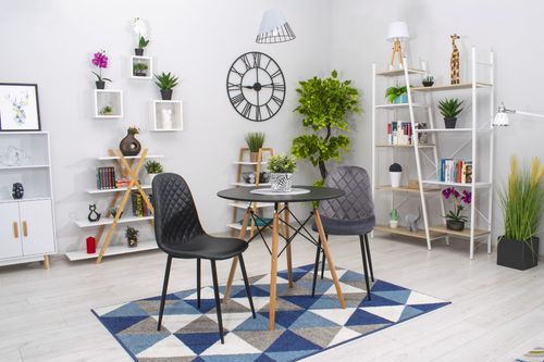 Krzesło ASTI - ciemny szary aksamit x 2 na Arena.pl