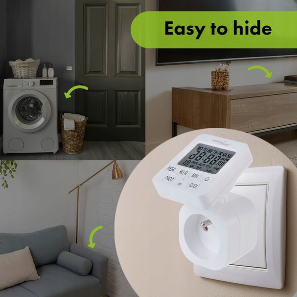 2x programator czasowy timer 18 programów włącznik wyłącznik ON/OFF 3680W zdjęcie 7