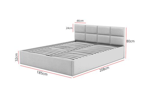 Łóżko tapicerowane MONOS 180x200 na Arena.pl
