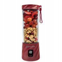 Blender kielichowy BlendyGo 3 Mikser do smoothie 250W burgundowy + GRATIS!