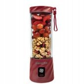 Blender kielichowy BlendyGo 3 Mikser do smoothie 250W burgundowy + GRATIS!