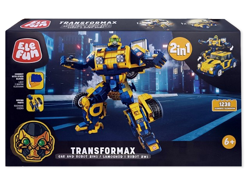Klocki Elefun Transformax Samochód i robot 621019 zdjęcie 3