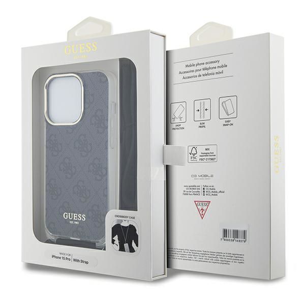 Etui Guess do iPhone 15 Pro Max, Czarny zdjęcie 7
