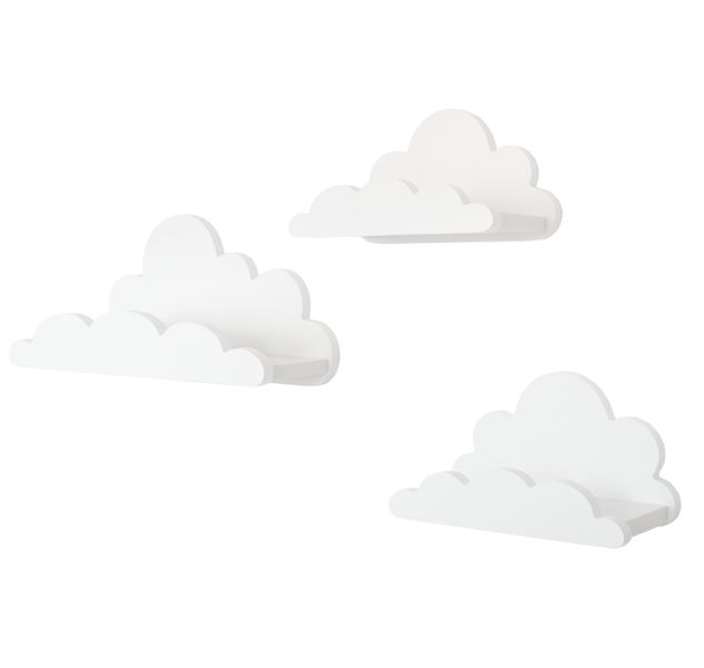 Półki chmurki zestaw 3 półka chmurka Jungle Prestige zdjęcie 1