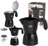 Kawiarka Indukcja Gaz Na 6 Filiżanek 320Ml Zaparzacz Do Kawy Ad4421