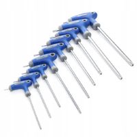 KLUCZE IMBUSOWE TORX Z UCHWYTEM ZESTAW 9 ELEMENTÓW KD10247