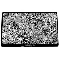 Blaszka do stempelków duża - Flowers 01