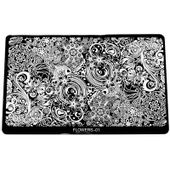 Blaszka do stempelków duża - Flowers 01