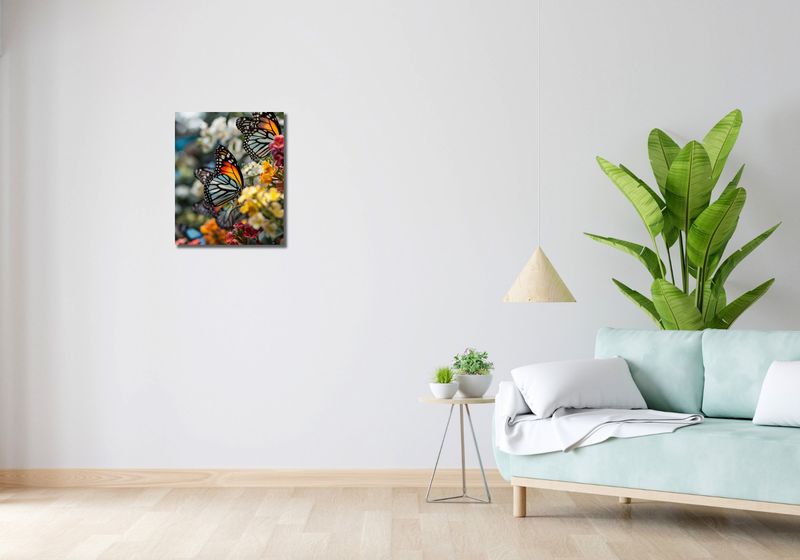 Obraz 40x50cm Motyle Na Łące zdjęcie 2