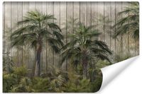 Fototapeta Do Salonu DŻUNGLA Tropikalne Palmy Abstrakcja 90cm x 60cm