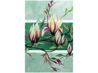 40X60CM SŁODYCZ MAGNOLII ZIELENI OBRAZ