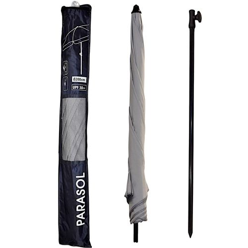 PARASOL OGRODOWY 185CM POPIELATY na Arena.pl