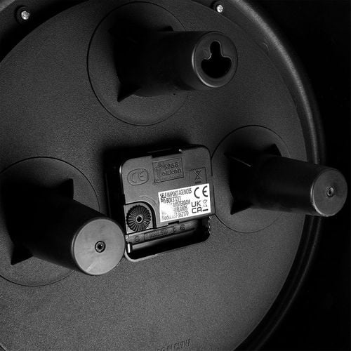 Zegar ścienny czarny 30 cm na Arena.pl