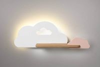Dziecięca lampa ścienna CLOUD 21-76717 chmurki LED 5W 4000K biały różowy
