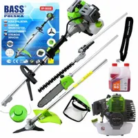 WIELOFUNKCYJNA KOSA SPALINOWA ZESTAW + PRZYSTAWKI PODKASZARKA KOSIARKA BASS