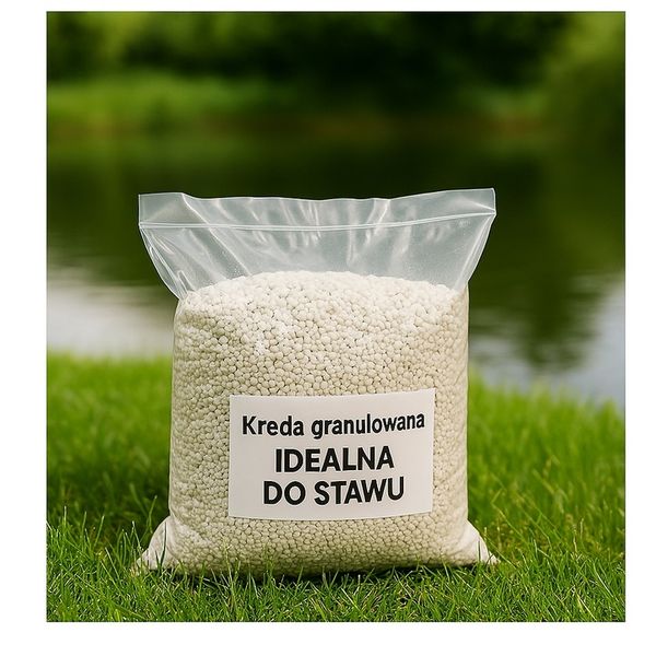 Kreda granulowana do stawu, Kreda do oczka wodnego - 30kg ogranicza zdjęcie 2