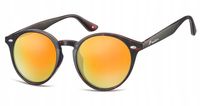 OKRAGŁE Okulary Lenonki Lustrzane PRZECIWSŁONECZNE