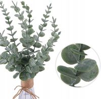 Zestaw 20 sztuk sztucznych gałązek eukaliptusa