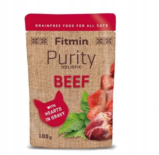 Fitmin Purity saszetka z wołowiną dla kotów 100 g zdjęcie 1