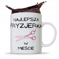 Kubek Dla Fryzjera Fryzjerki Najlepsza Fryzjerka Z Nadrukiem Ze Zdjęciem