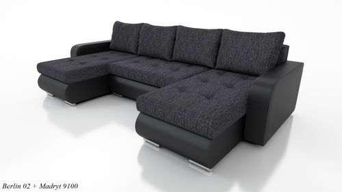 Narożnik Davos U na sprężynach, rozkładany na Arena.pl