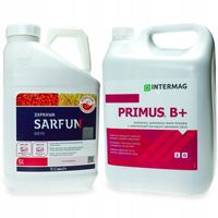 SARFUN 025 FS 5L ZAPRAWA GRZYBOBÓJCZA ZBOŻA + PRIMUS B+ 5L NAWÓZ DONASIENNY
