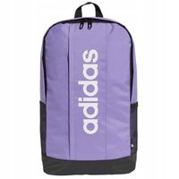 Plecak adidas Linear Fioletowy Duże Logo Boczne Kieszenie Pojemny Mocny