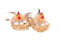 kury w gniazdkach 7cm 2szt. WKZ-5243