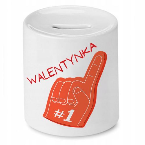 Skarbonka Prezent Walentynki Walentynka Numer 1 Z Nadrukiem Ze Zdjęciem na Arena.pl