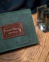 piękny kolorowy, skórzany portfel męski - forever young®