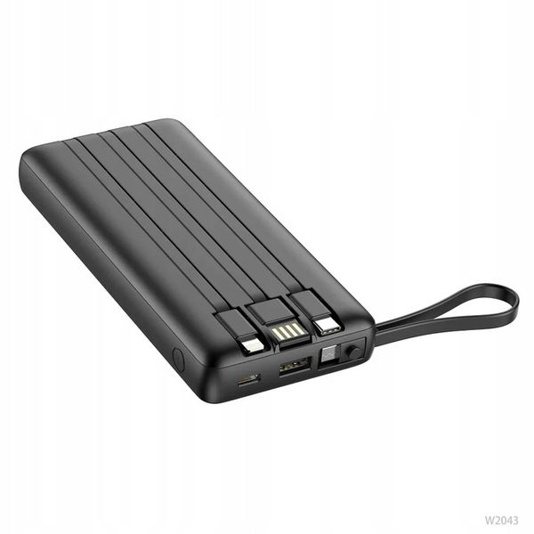 POWERBANK VEGER C20 BATERIA 20000mAh USB-C micro Lightning +wbudowany kabel zdjęcie 8