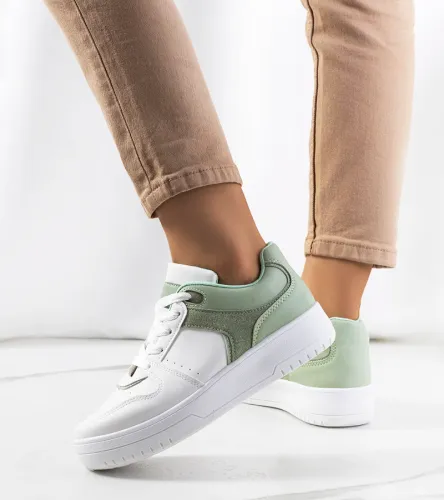Zielone sneakersy damskie Lins 40 na Arena.pl