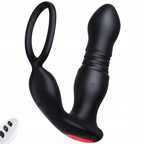 Wibrujący masażer prostaty Wibrator analny czarny na Arena.pl