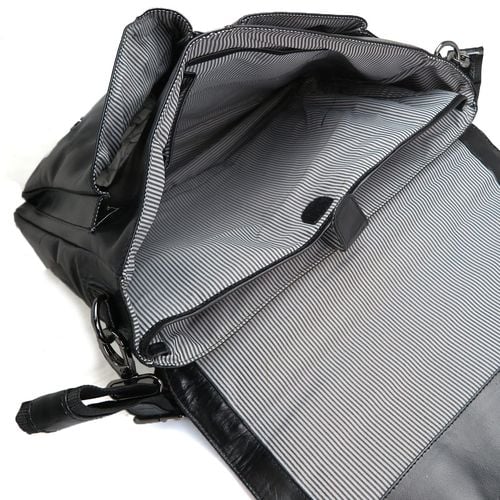 skórzana teczka męska bellugio - czarna na Arena.pl