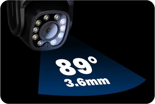 Kamera Zewnętrzna Obrotowa WiFi 8MPx 8MP 4K UHD AUDIO APLIKACJA 4XZOOM na Arena.pl