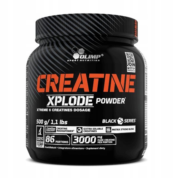 OLIMP CREATINE XPLODE 500G STACK KREATYNOWY ORANGE Kreatyna zdjęcie 2