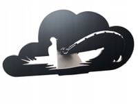 Uchwyt na wąż ogrodowy Rybak czarny