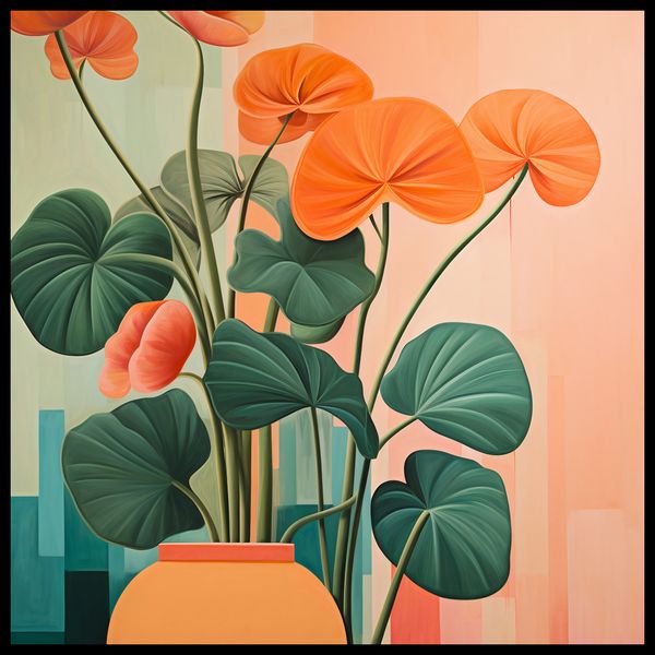 Plakat 60x60cm Kwiatowa Harmonia zdjęcie 2